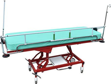 Explore Our Medical Furniture Collection: Delivery Beds, ICU Beds, and More -Preowned Oostwoud Patient Transfer Trolley