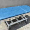 Oostwoud Hydraulic 2 Section Blue Examination Couch