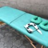 physio star foldable 2-section physiotherapy treatment bed (Green)