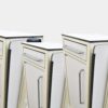Hospital Bedside Locker – Table & Cabinet Style (3 Set) for Patient Storage and Accessibility
