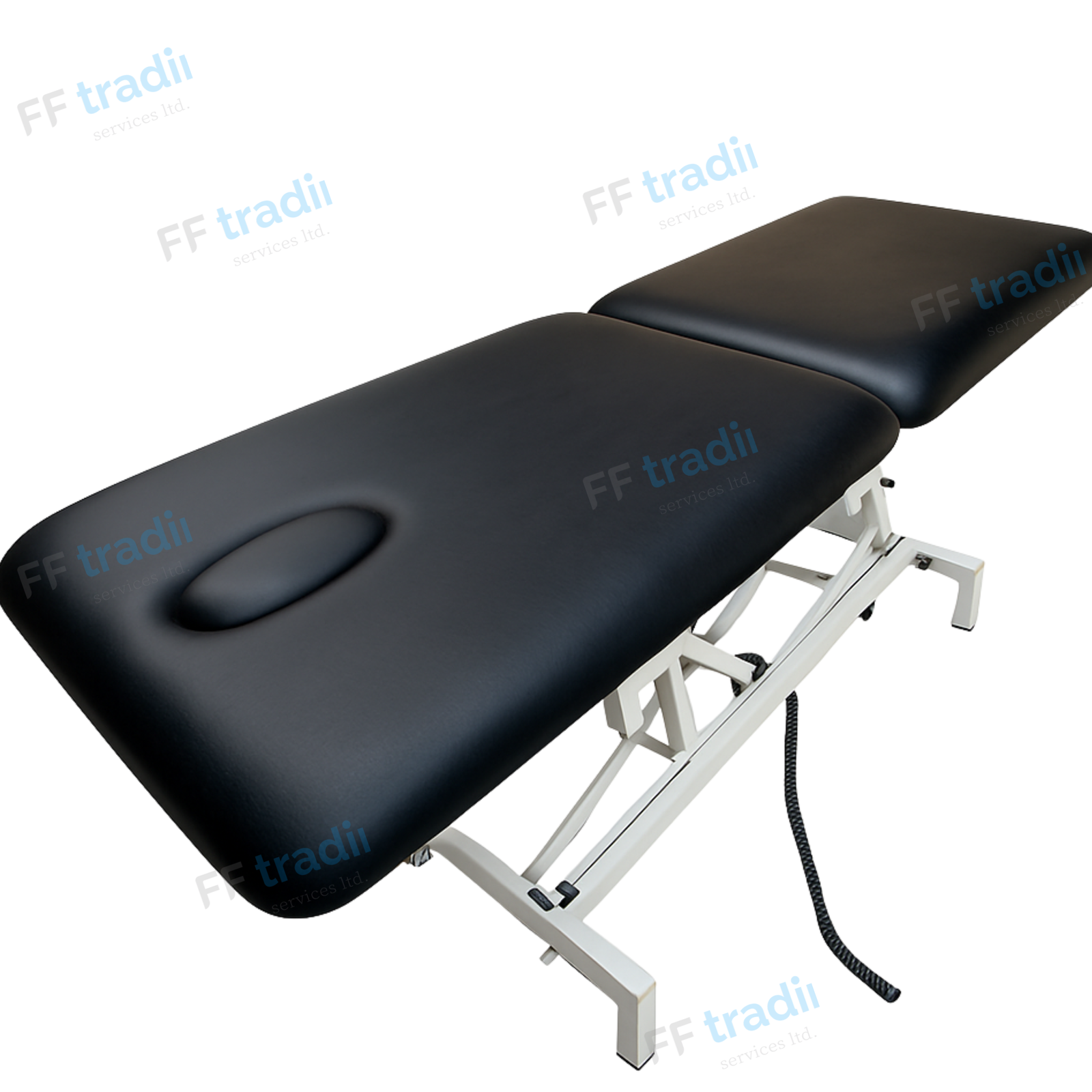 Physiotherapy treatment table eletric top view